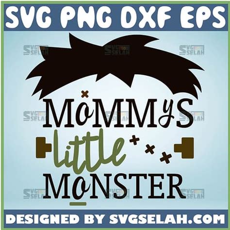 Mommys Little Monster Svg Frankenstein Mom Svg Funny Mom Shirt