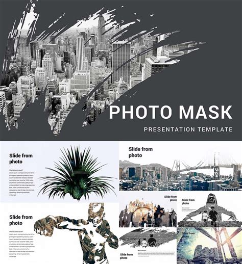 Photo Mask Powerpoint Template Free Download