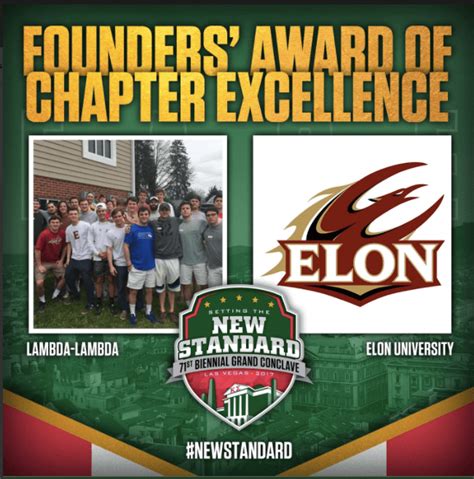 Chapter Receives Founders Award Of Chapter Excellence New