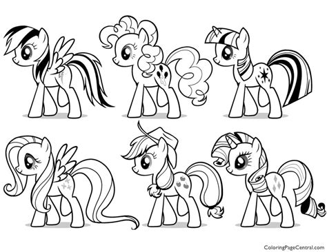 My Little Pony - Friendship is Magic 03 Coloring Page | Coloring Page