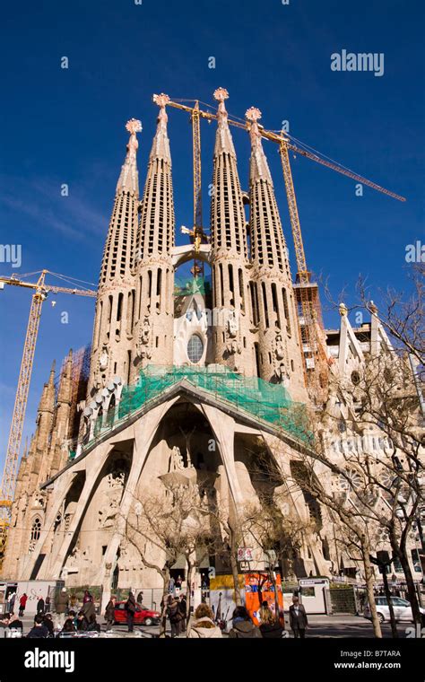 Antoni Gaudi S Sagrada Familia Stock Photo Alamy