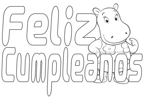54 Tarjetas de Felíz Cumpleaños para pintar y regalar | Colorear imágenes