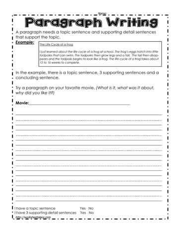 Learn how to write a formal letter in this bitesize english video for ks3. Paragraph Writing Worksheet | Paragraph writing, Writing worksheets, Expository writing