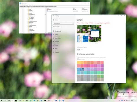 How To Prevent Users From Changing System Color Settings On Windows 10