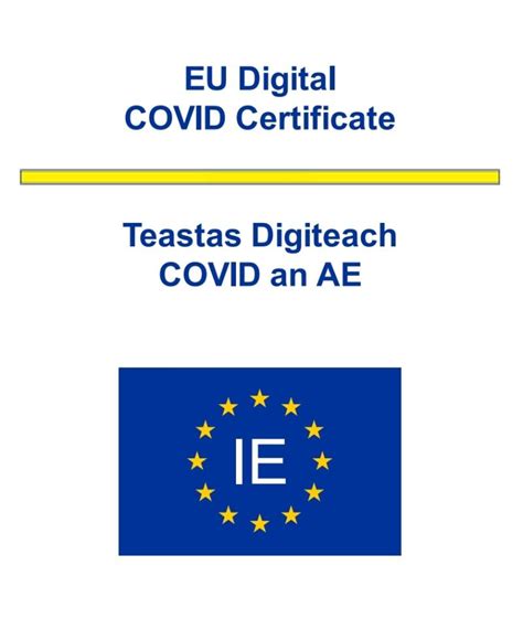 Government Launch Online Portal For Digital Covid Certificate Recovery