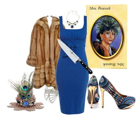 clue mrs peacock fashion polyvore luxury fashion