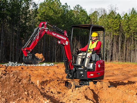 New 2022 Yanmar Vio17 A Red Excavators In Saint Johnsbury Vt
