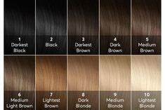 A Hair Color Chart To Get Glamorous Results At Home Hair Color Chart