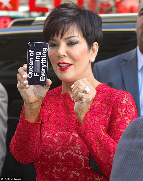 Kris Jenner Copies Kim Kardashian S Lacy Red Style And Declares She S Queen Of F Ing