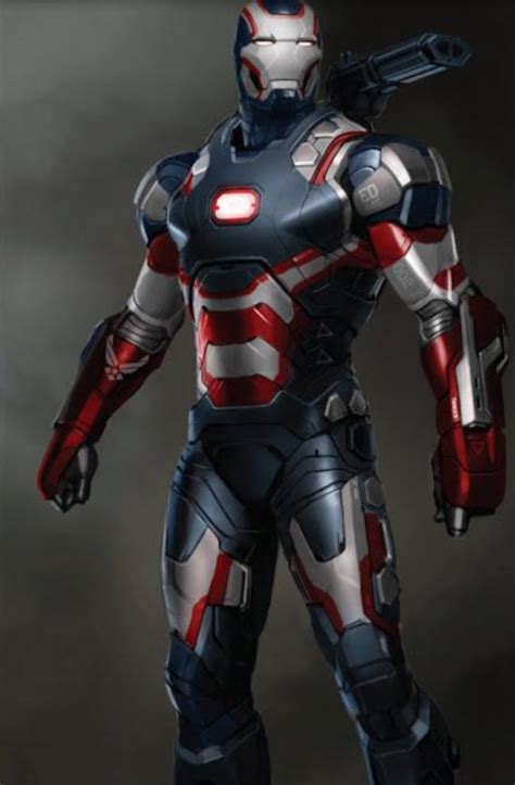Iron Man 3 Concept Art Shows War Machineiron Patriot Trying On Some