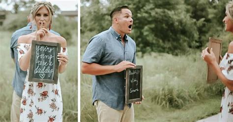 wife s surprise pregnancy announcement for hubby gets best reaction