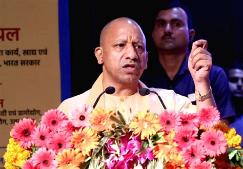 Uttar Pradesh Chief Minister Yogi Adityanath Addresses