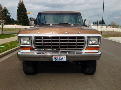 We export vehicles world wide! 1979 Ford F150 4x4 Longbed Ranger Lariat Xlt Factory Ac ...