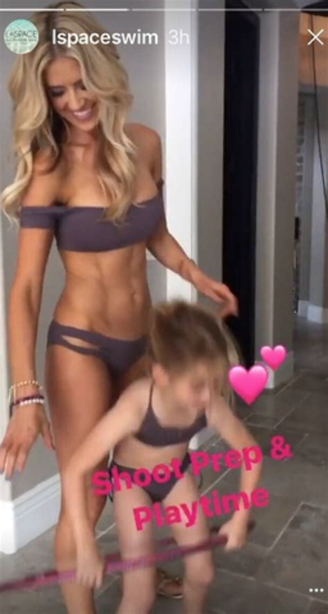 Christina El Moussa Shows Off Bikini Bod While Spending Time With
