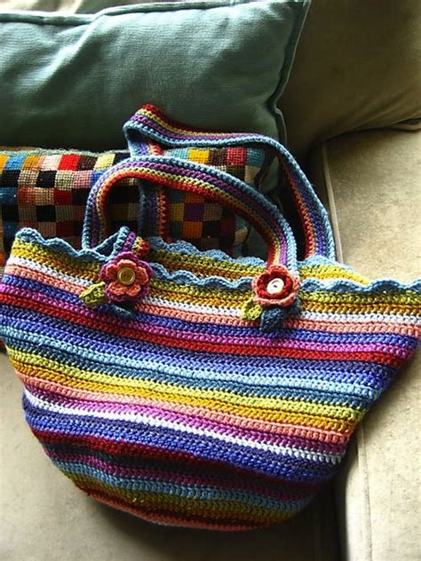 Colourful Stripes Bag By Attic24 With Images Crochet Bag Pattern