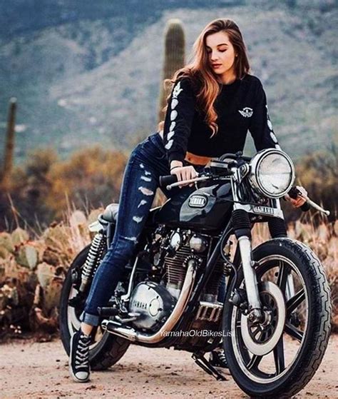 Yamaha all bikes might not set the. Girl with Yamaha Cafe Racer Custom