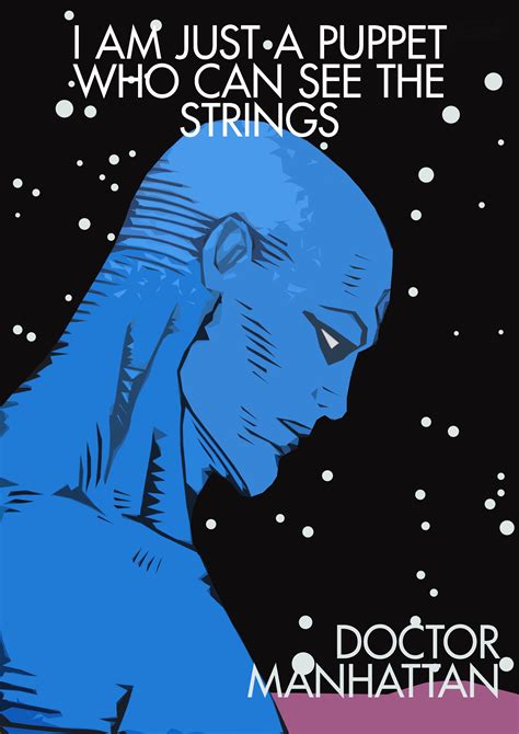 Doctor Manhattan Dc Comics Poster Movie Posters