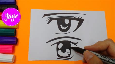 Aprende A Dibujar Ojos De Anime Fácil Y Rápidolearn Coloryaye Easy