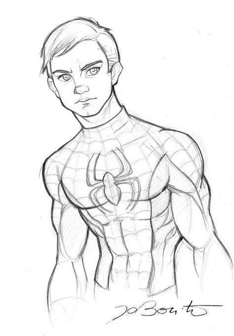 Dibujos Para Colorear De Spiderman Peter Parker Se Quita La Mascara