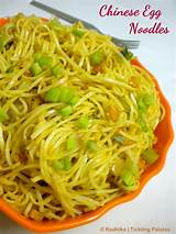Chinese Noodles Egg Recipe Pictures