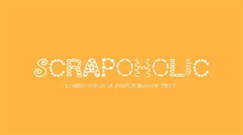 Scrapoholic Font Download Free For Desktop And Webfont