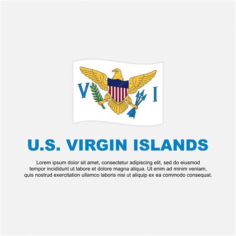 premium vector us virgin islands flag background design template us virgin islands