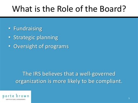 Financial Responsibilities Of The Governing Board