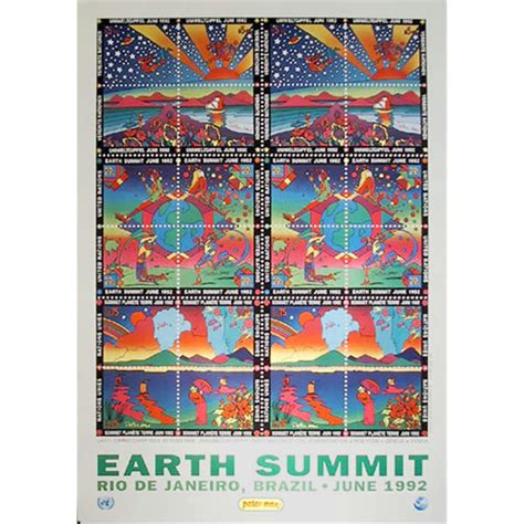 Peter Max Earth Summit Poster