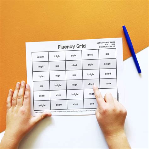 Fluency Grids - Level 2 - CVCE, Long Vowel Teams, R-Controlled Vowels