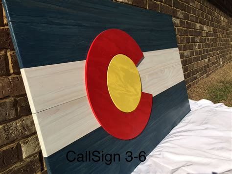 Colorado Flag Colorado Flag Wooden Wall Art Etsy Seller Kids Rugs