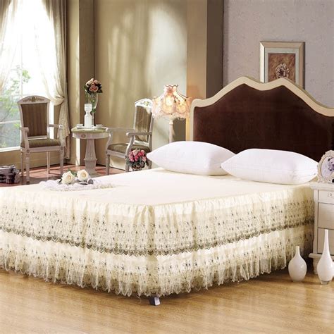 Buy Cotton Bed Skirts Sale Lace Bed Skirt Queen