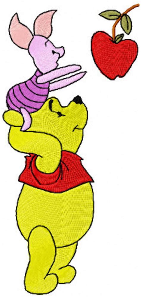 2 Winnie The Pooh Embroidery Design By Tessastrendytreasure