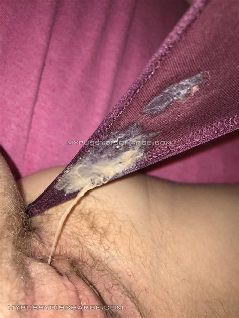 Extreme Dirty Panties With Vaginal Discharge My Pussy Discharge Hot