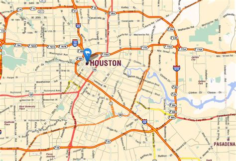 Houston Texas Map