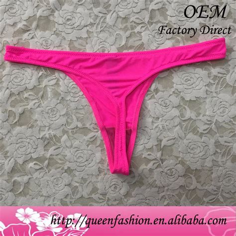 In Pink Color Teen Thong Daily Sexy Mature Underwear Rose Red G String