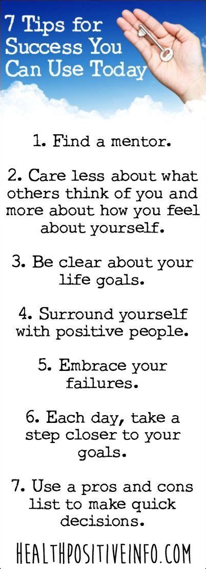 Self Improvement Tips: 7 Tips For Success You Can Use ...