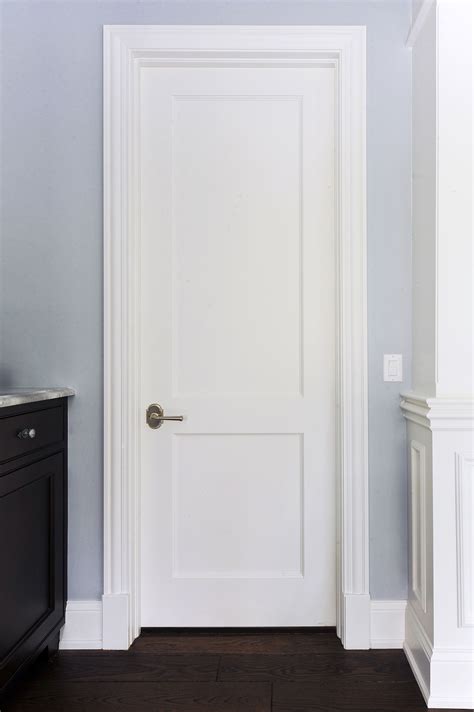 Paint Grade Interior Door 2 Flat Panel Mdf Paint Grade Interior Door