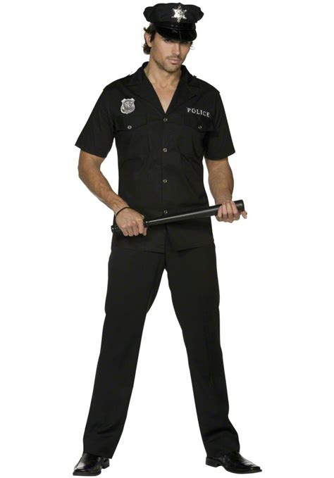 Fever Cop Costume Policeman Fancy Dress Costume Occupations Costumes