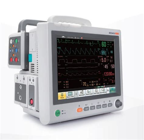 He doesn't want to play games. Edan Elite V5 modular patient monitor