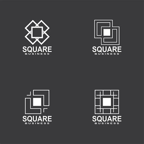 Premium Vector Square Business Icon And Symbol Template