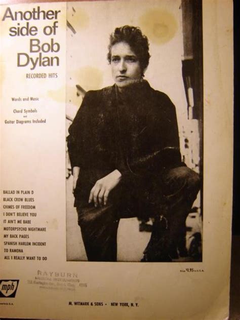 Another Side Of Bob Dylan Recorded Hits By Bob Dylan Good Soft Cover
