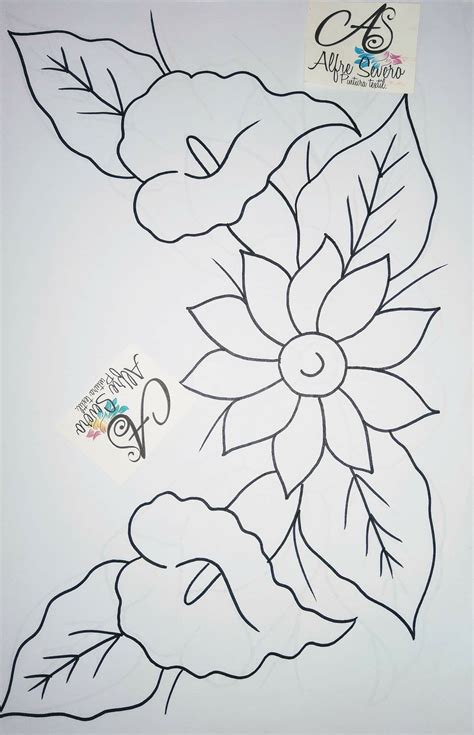 Flores Dibujos Para Calcar En Tela Y Bordar Images Result Koltelo
