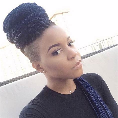 Exotic Braided Hairstyles With Shaved Sides Trends