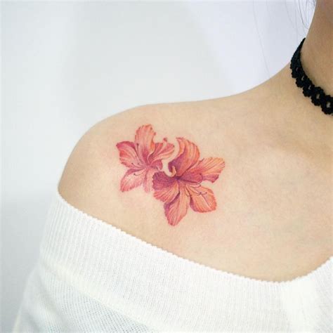 Korean Flower Tattoos
