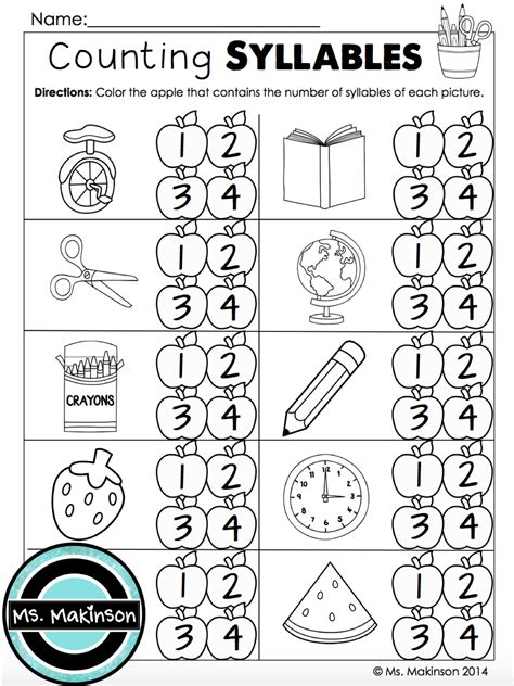 Decoding Worksheet For 1st Grade