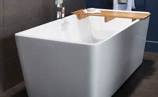 Woodbridge freestanding bathtub with brushed nickel overflow. American Standard deep-soaking freestanding tubs | 2015-06 ...
