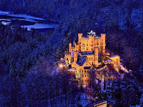 Hd Wallpaper Hohenschwangau Castle Architecture Germany Attractions