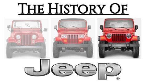 The History Of The Jeep Youtube
