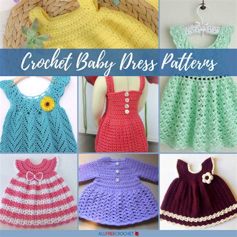 24 Cute Crochet Baby Dress Patterns Free