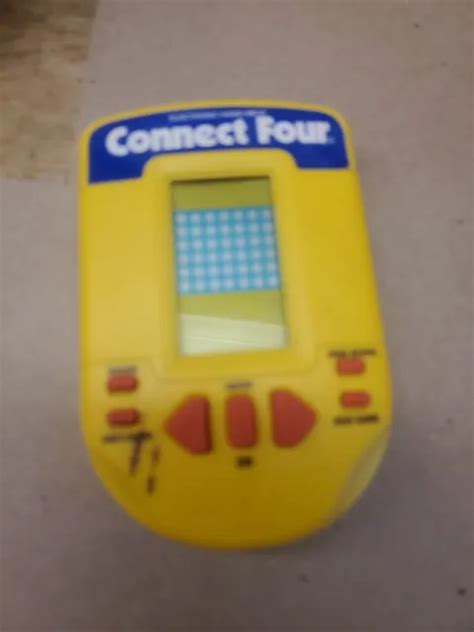 Vintage Milton Bradley Connect Four Electronic Handheld Travel Game